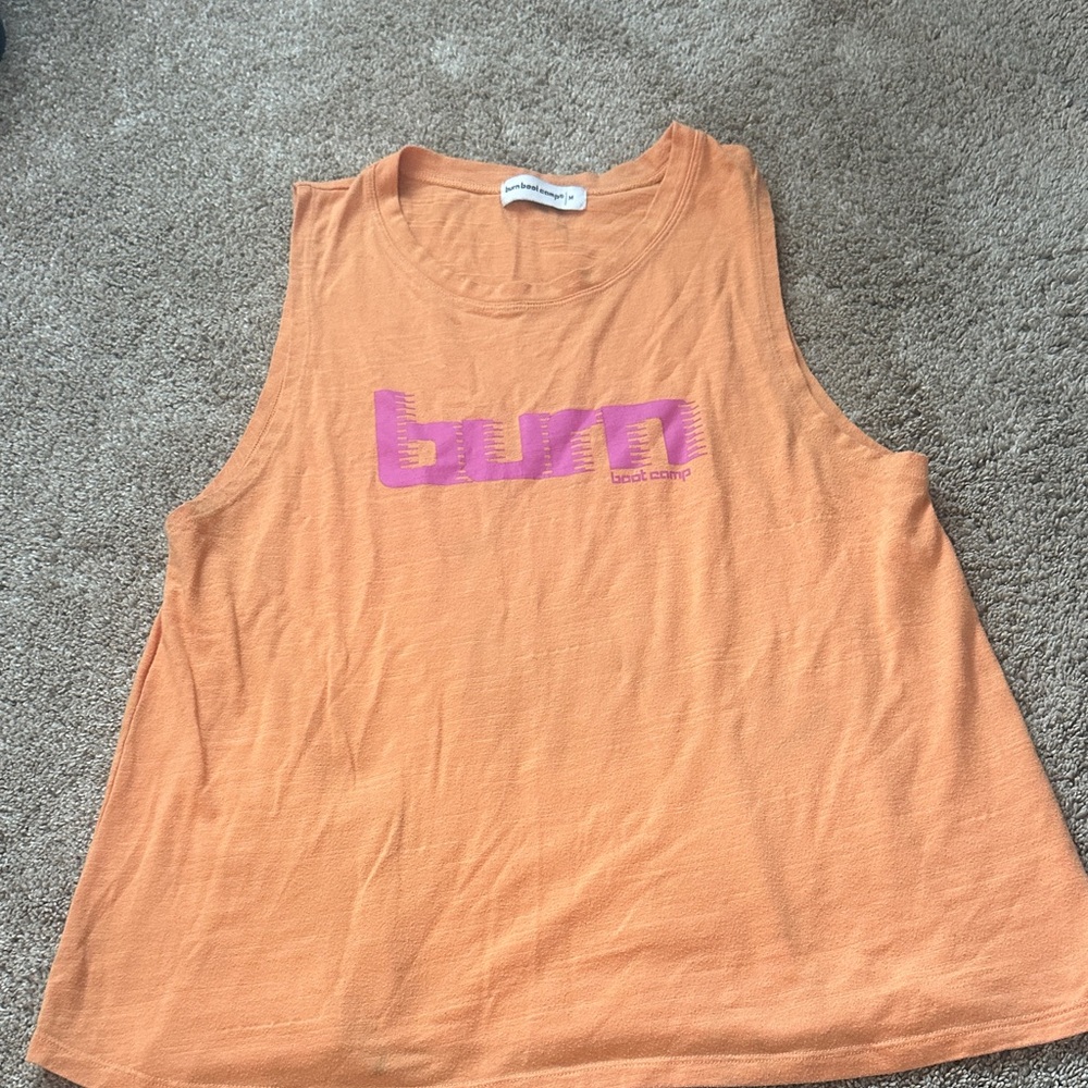 Burnt Orange Muscle Tee by Beach Orange